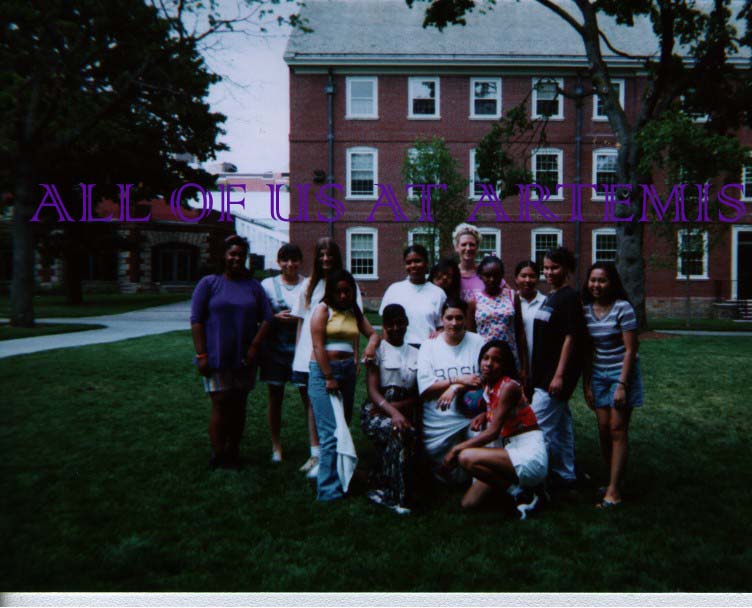 Here is
a picture of all of us at Artemis