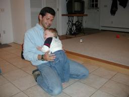 Dan gets a hug