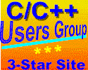 C/C++ Users
Group three-star site